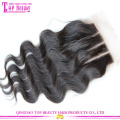 Brazilian hair weave 3 part silk base closure top quality 3 way part closure